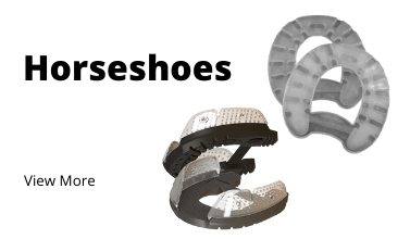 Alternative Horseshoes.  These are plastic horseshoes that assist in equine soundness.