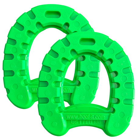 Plastic Horseshoes Size US 1 - EU 130 HOOF-it  Natural Flex Horseshoes
