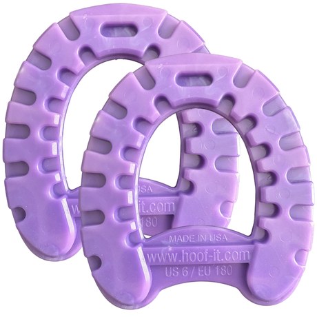 Plastic Horseshoes Size US 6/7 - EU 180 HOOF-it Natural Flex Horseshoes