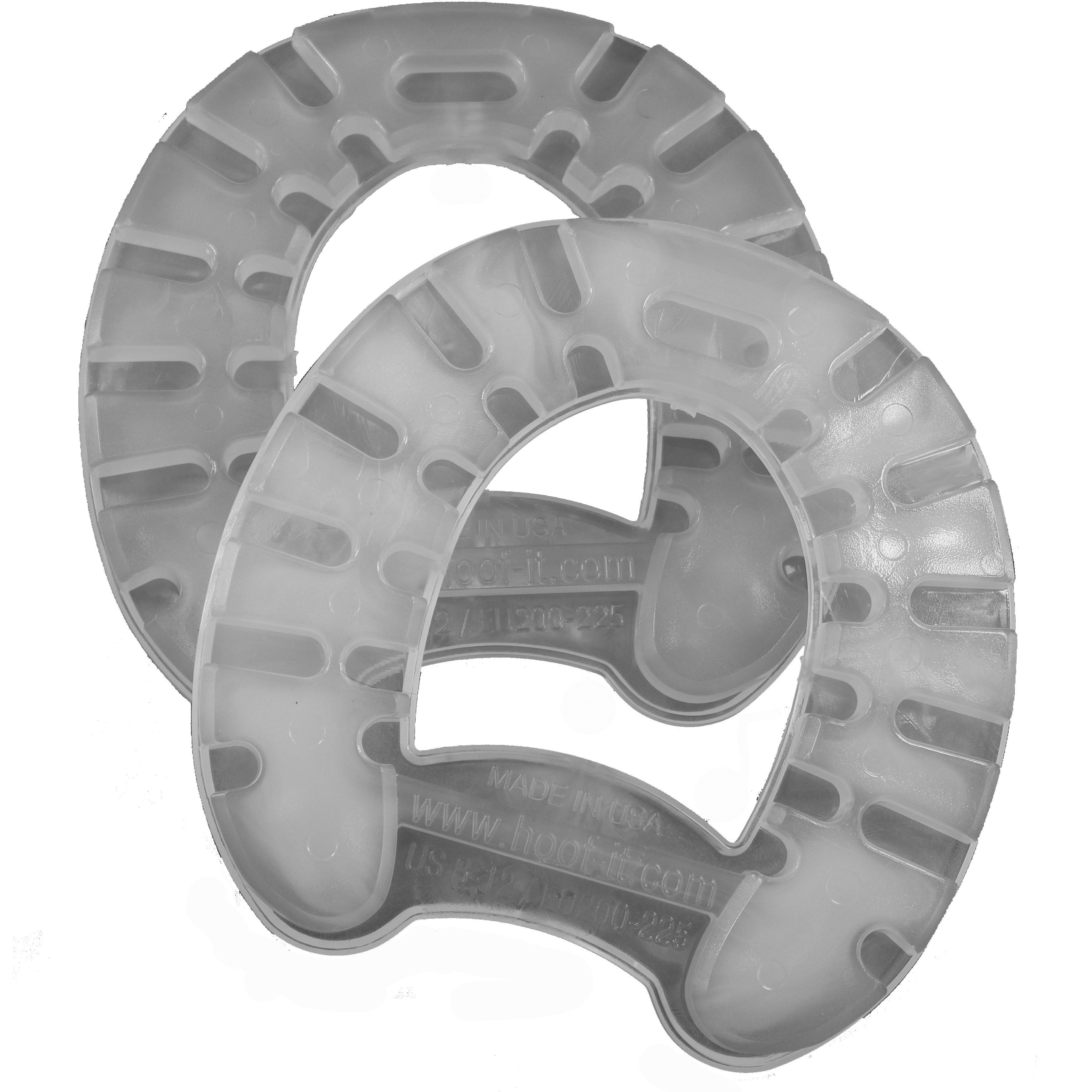 HOOF-it Plastic Horseshoes - Natural Flex Horseshoe US Size 8-12